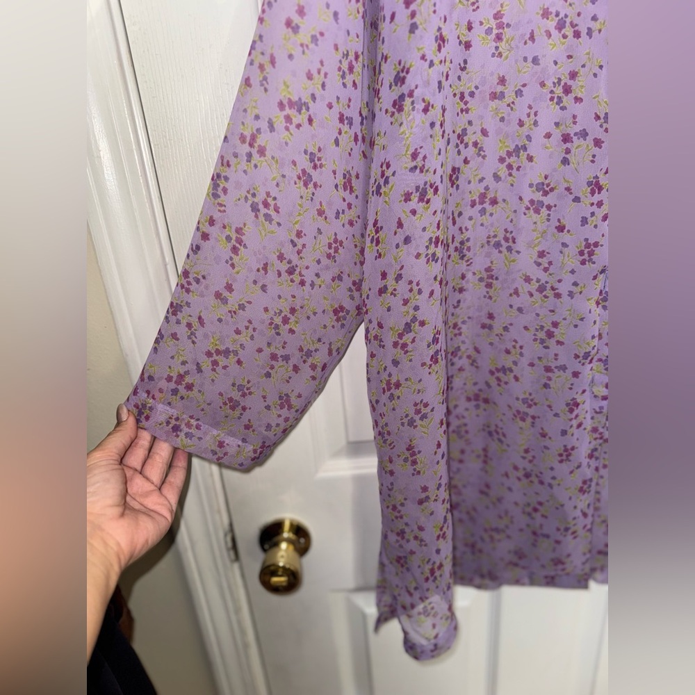 Floral Sheer Kimono - Picture 3 of 5